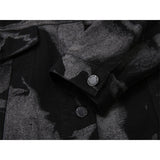 Veste en jean décontractée polyvalente à manches longues et ample