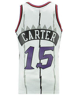 Vince Carter Toronto Raptors Hardwood Classics Finished Swingman Jersey - White