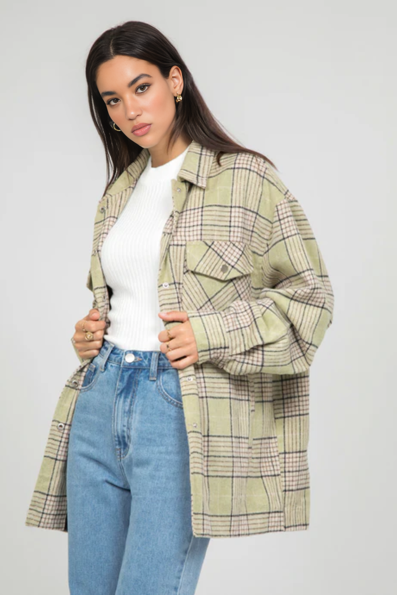 Veste à carreaux