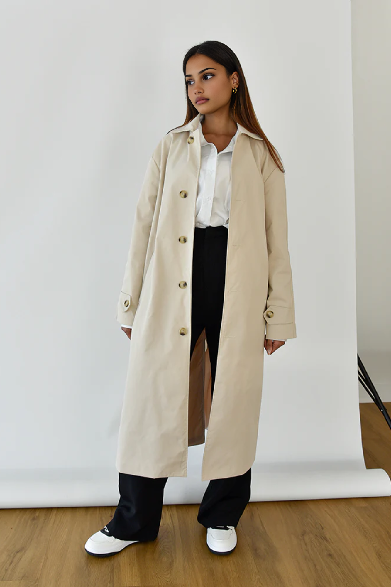 Trench-coat long