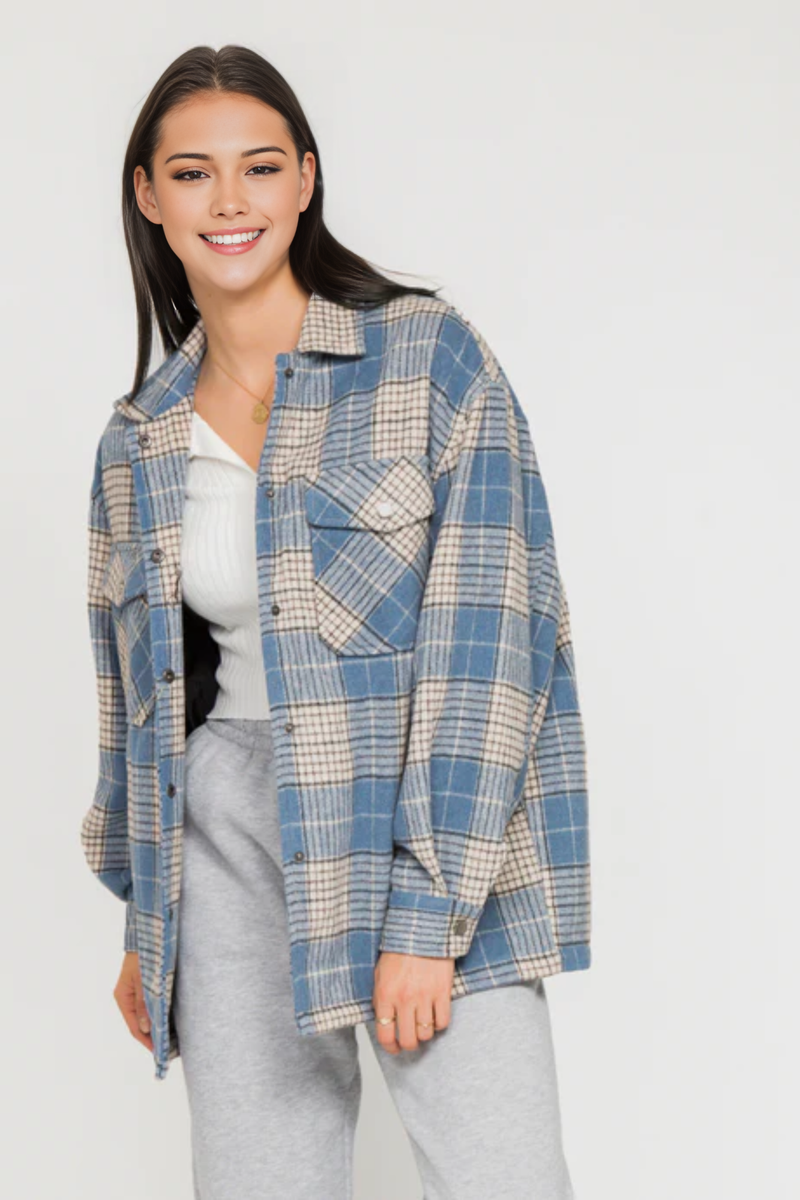 Veste à carreaux