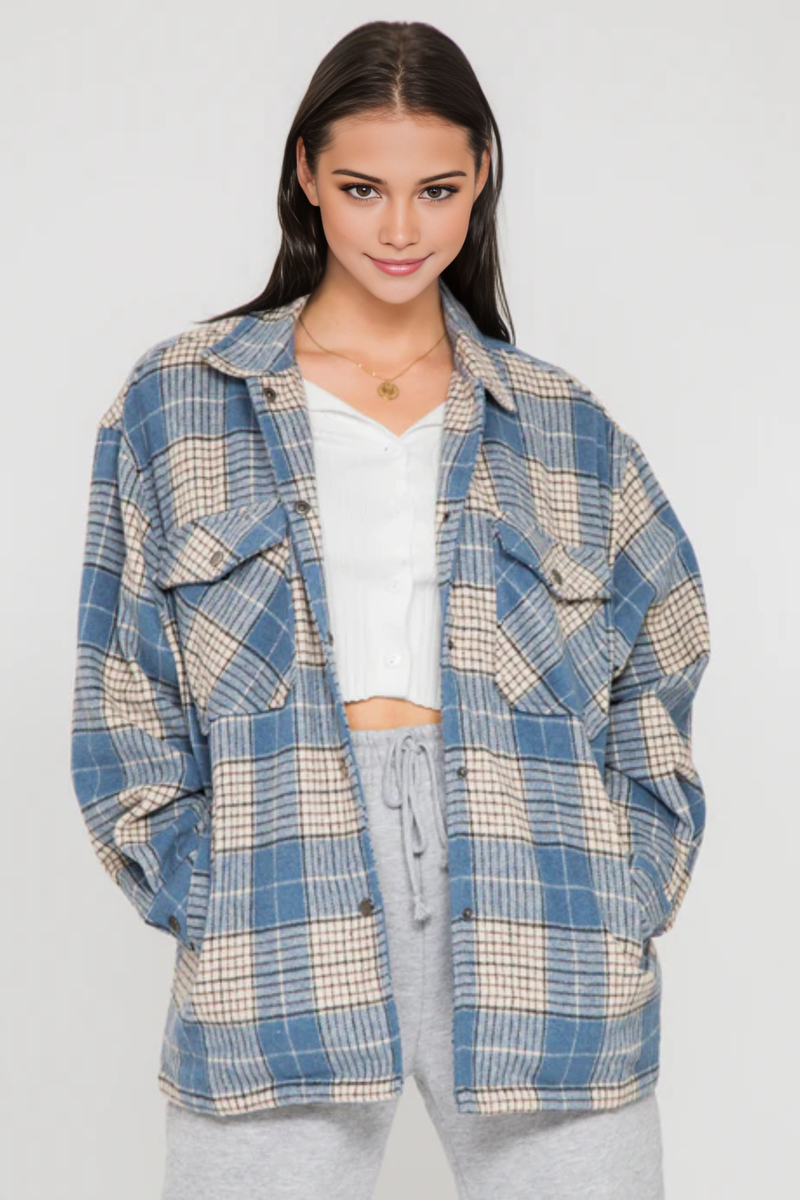 Veste à carreaux