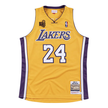 Kobe Bryant Lakers 2009-10 Yellow Jersey