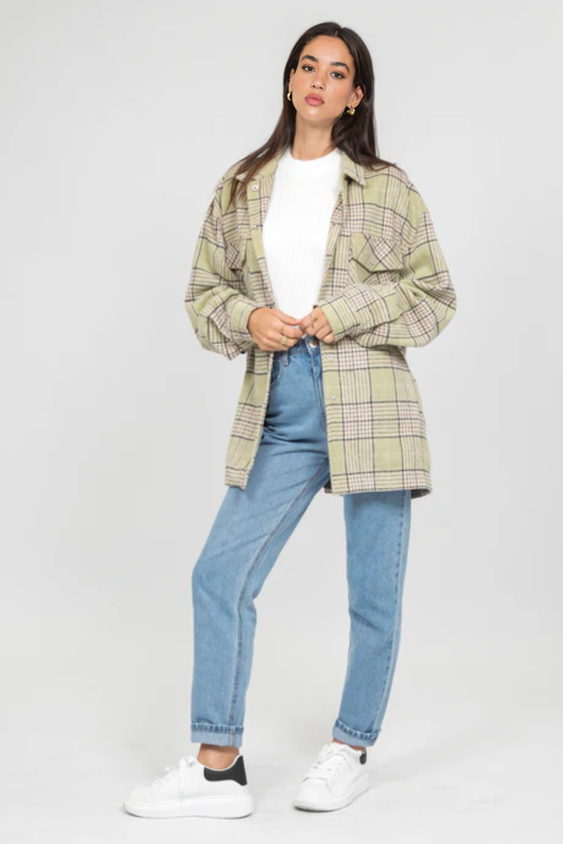 Veste à carreaux