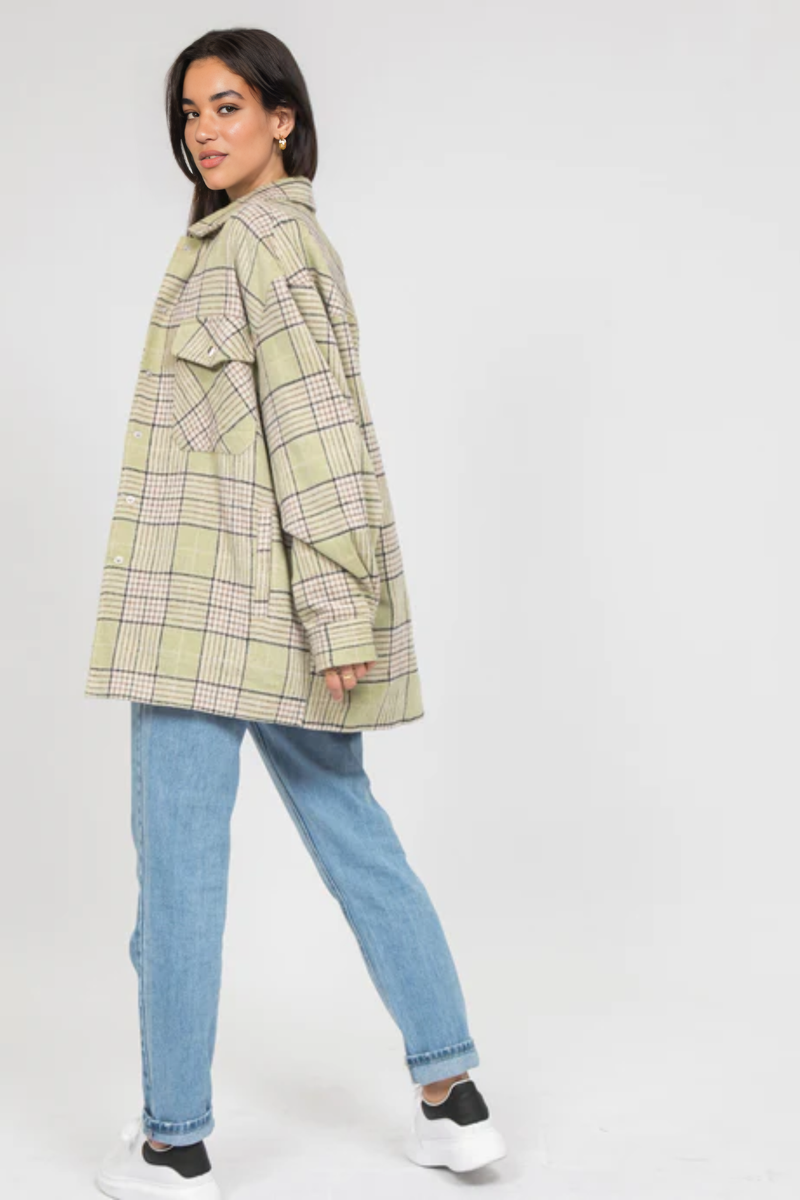 Veste à carreaux