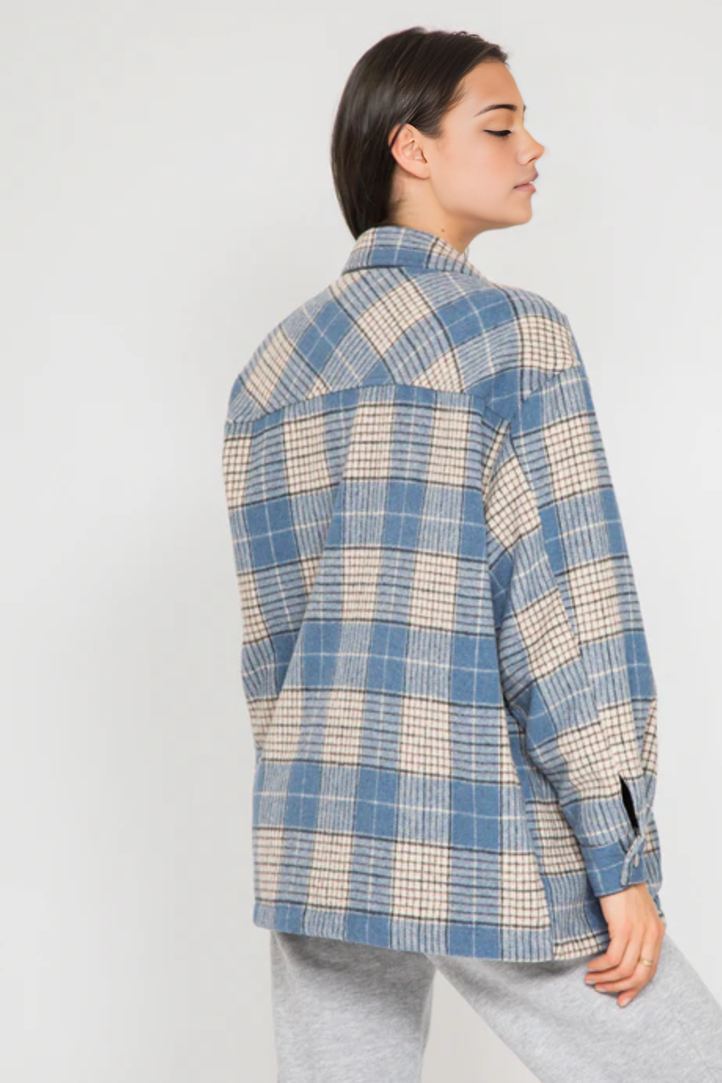 Veste à carreaux
