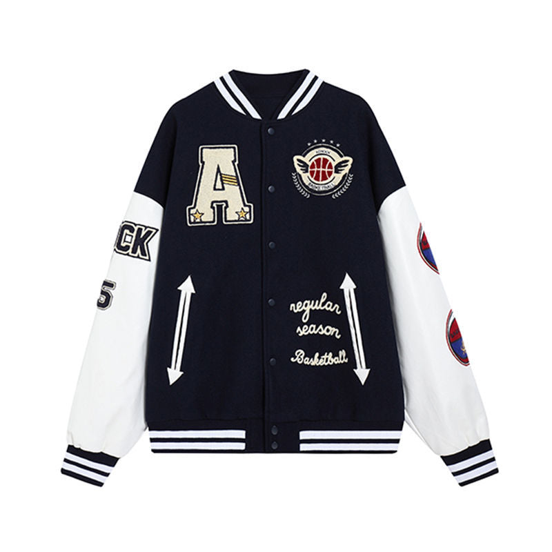 Veste de basket bleue