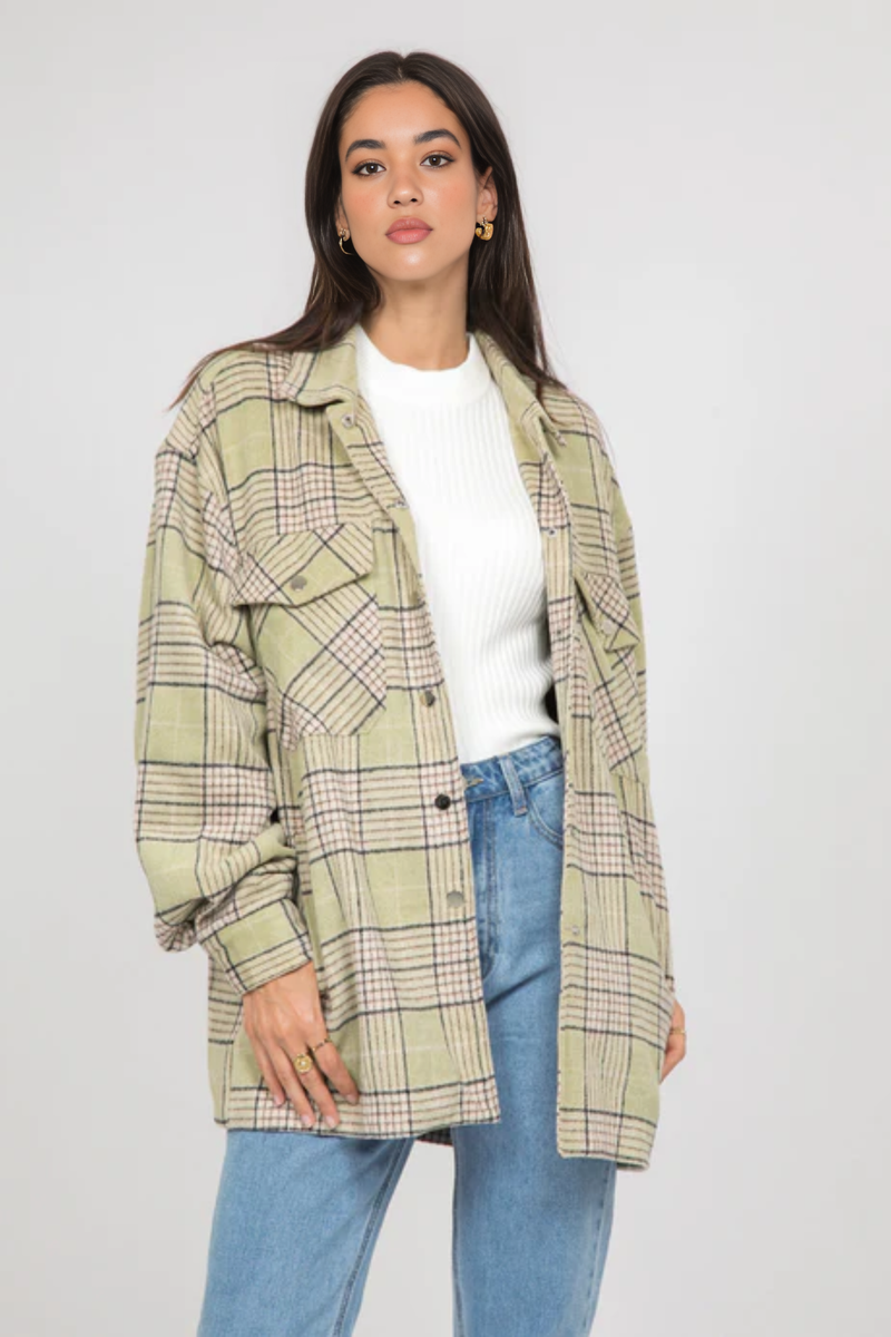 Veste à carreaux