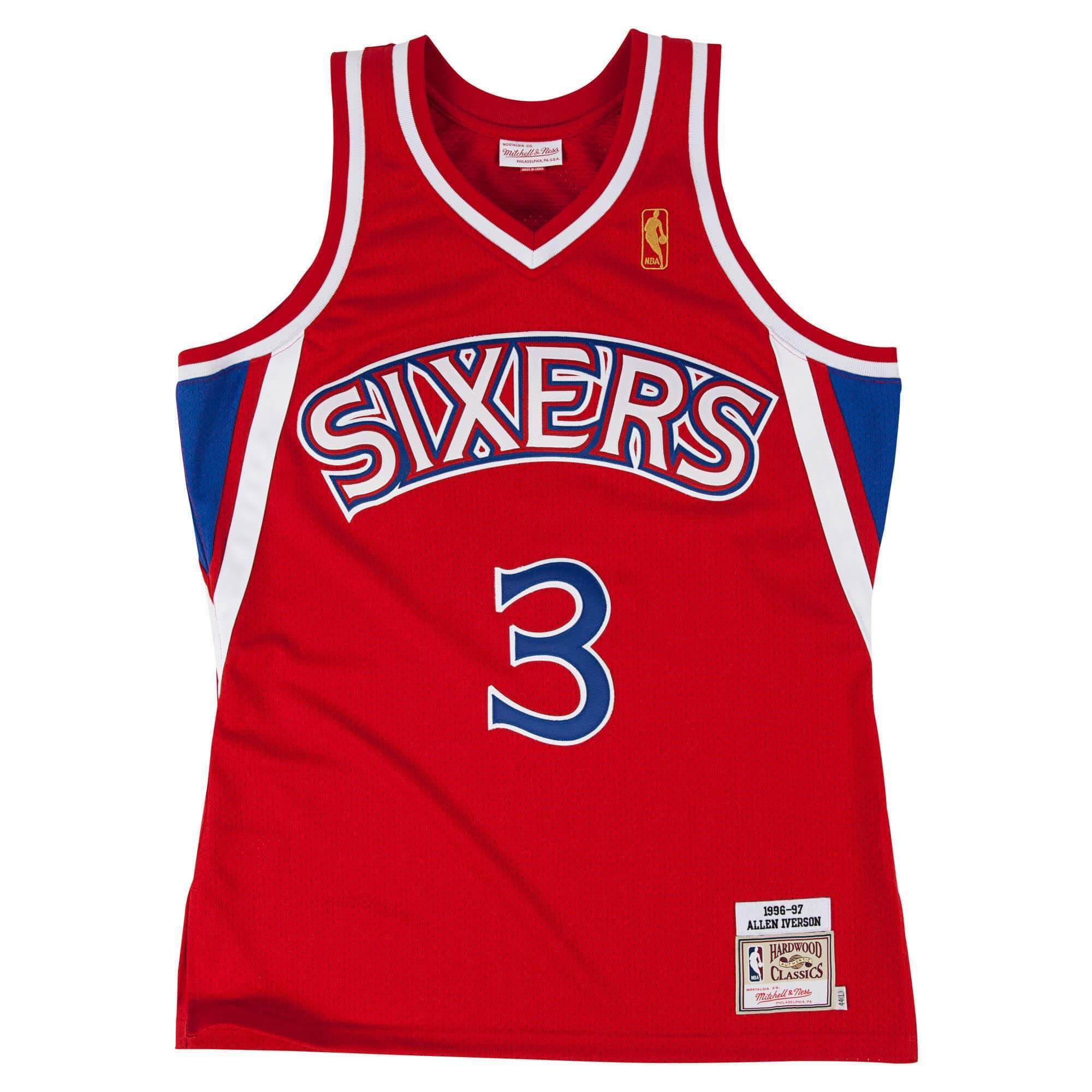 Allen Iverson 1996-97 Hardwood Classics Throwback Rookie Jersey