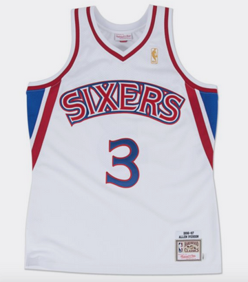 Allen Iverson Hardwood Classics Throwback Swingman Jersey