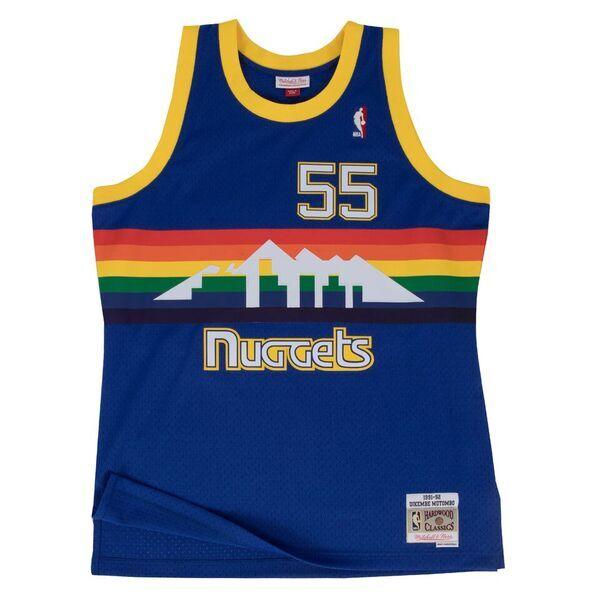 Dikembe Mutombo Denver Nuggets Hardwood Classics Throwback Swingman Jersey