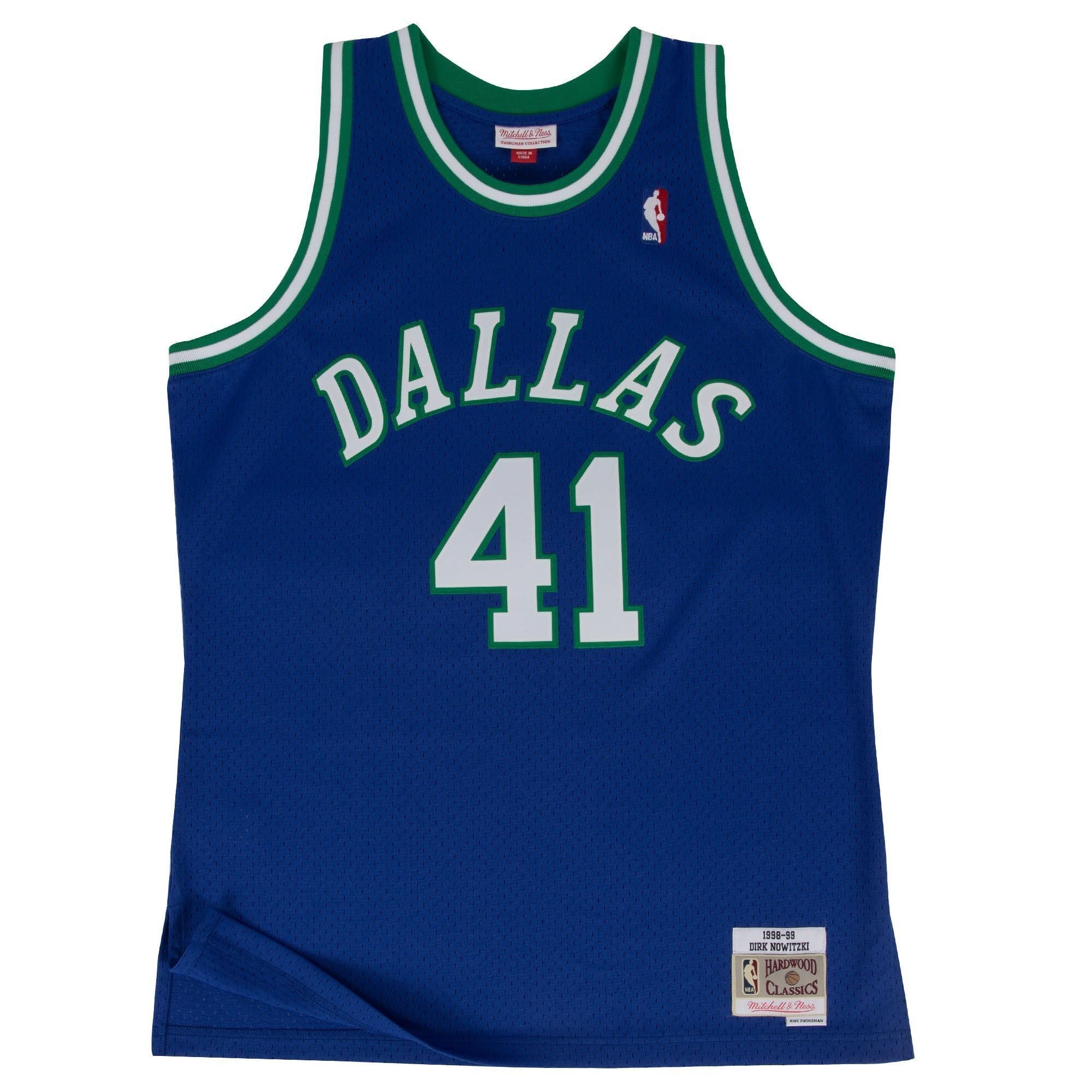 Dirk Nowitzki Dallas Mavericks Hardwood Classics Throwback Swingman Jersey