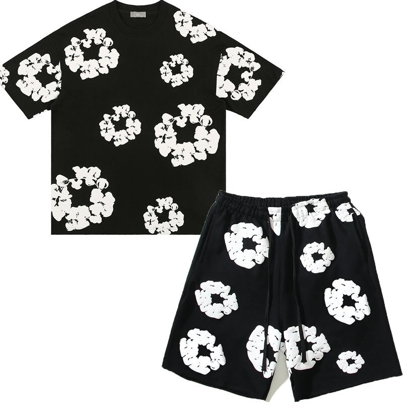 Ensemble Flower noir