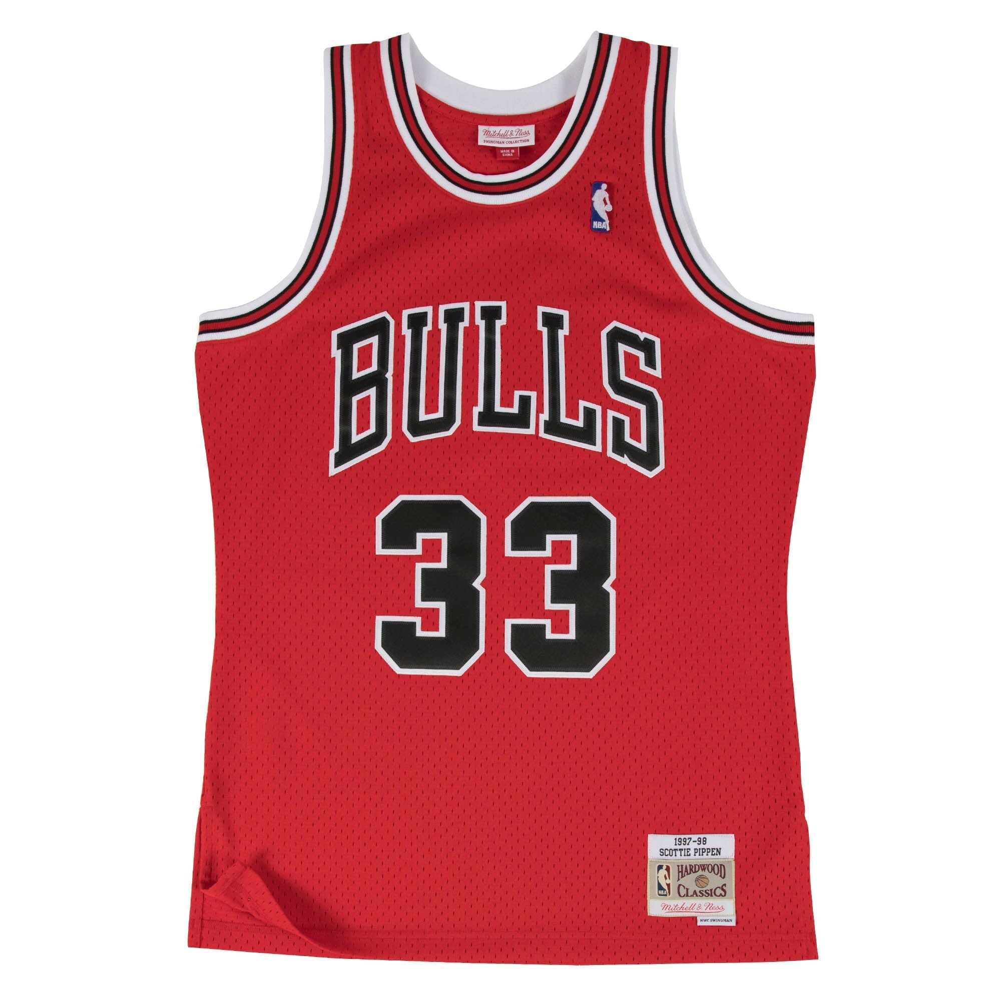 Scottie Pippen Chicago Bulls Hardwood Classics Throwback Swingman Jersey