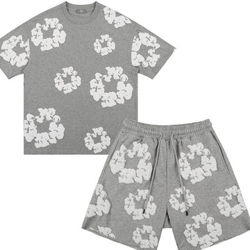 Ensemble Flower gris