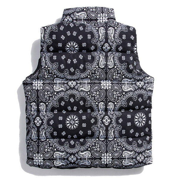 Veste coupé bandana noir