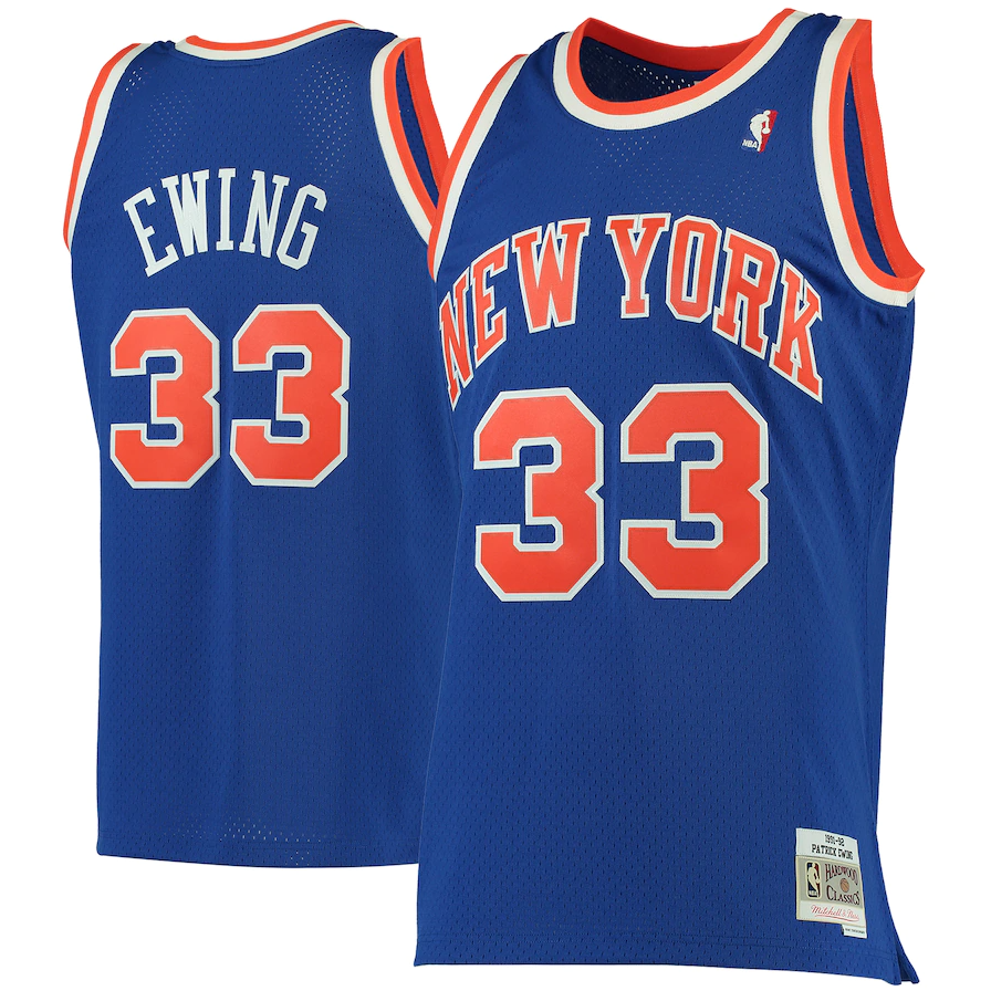 Patrick Ewing New York Knicks Hardwood Classics Jersey