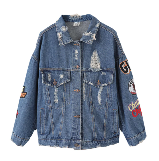 Veste en jean ample