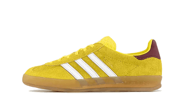 Adidas Gazelle Indoor Bright Yellow Burgundy