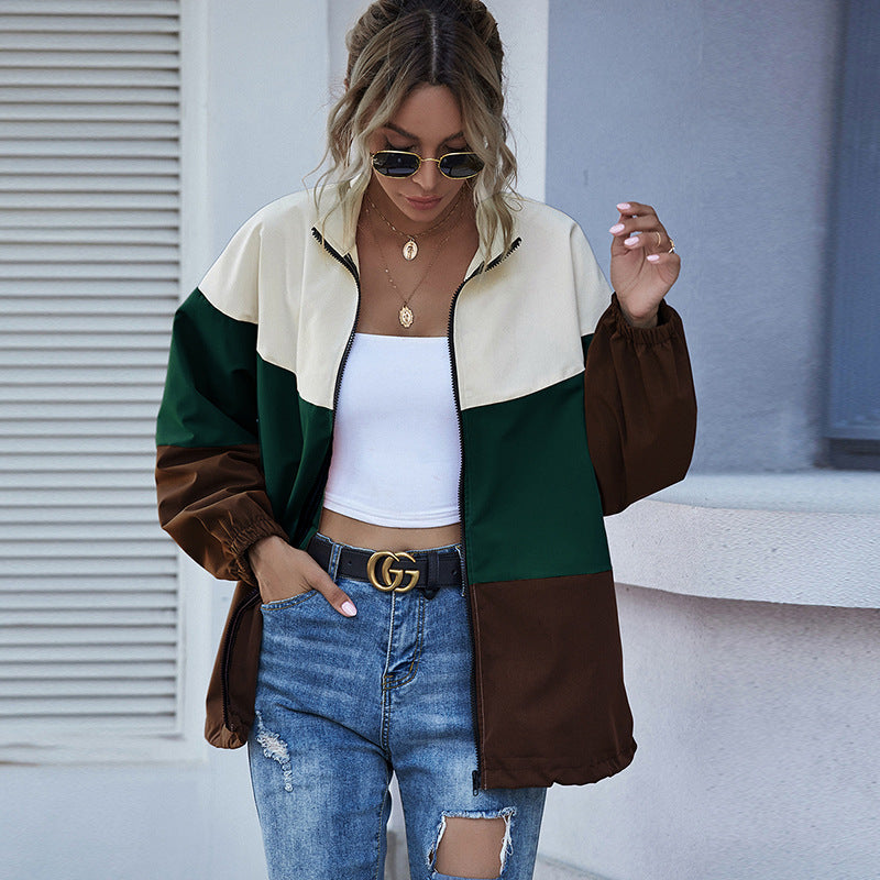 Veste zippée coupe-vent Hit Color