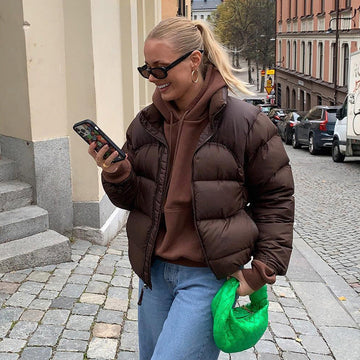 Veste chaude en coton à manches longues