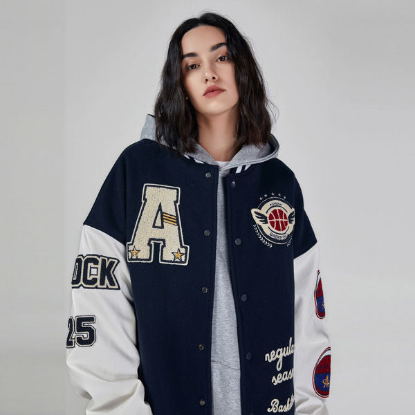 Veste de basket bleue
