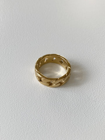 BAGUE CHAÎNE CUBAIN