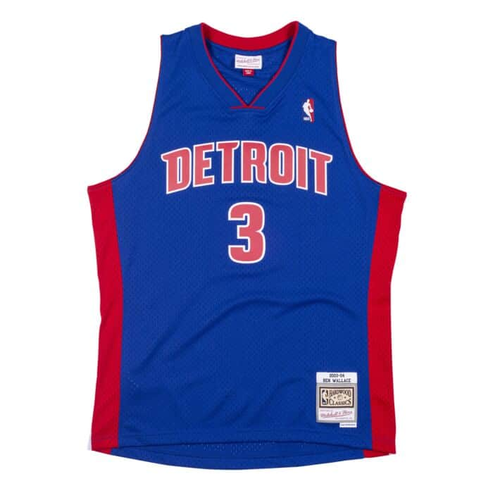 Rasheed Wallace Detroit Pistons Hardwood Classics Throwback Swingman Jersey