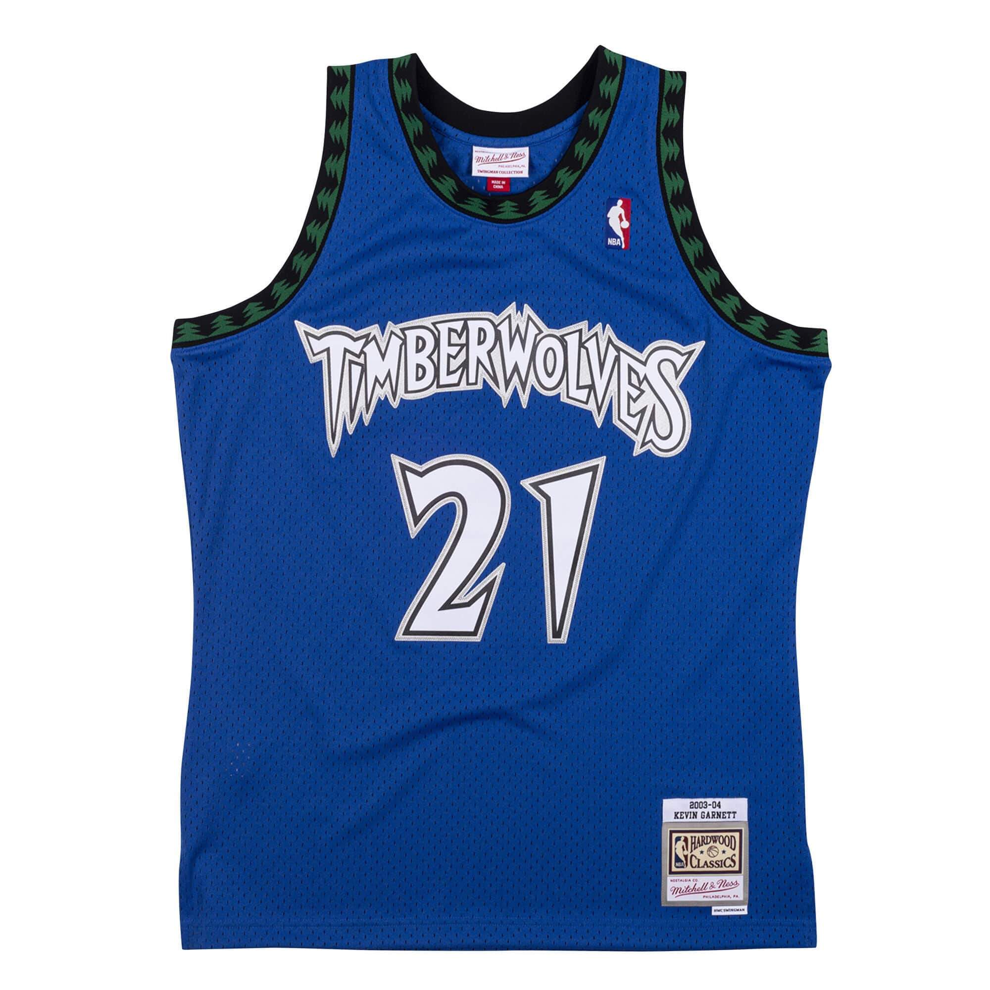 Kevin Garnett Minnesota Timberwolves Hardwood Classics Throwback Swingman Jersey