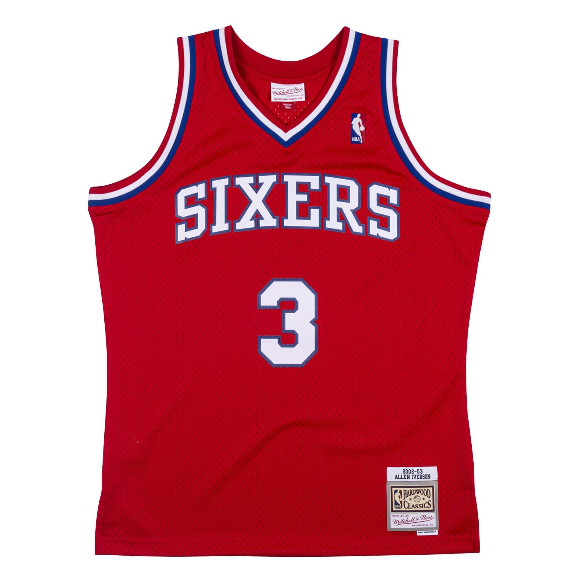 Allen Iverson Hardwood Classics Throwback Swingman Jersey