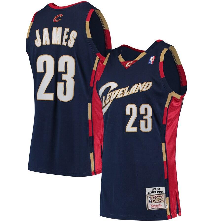 LeBron James Cleveland Cavaliers 2008/09 Hardwood Classics Jersey - Navy