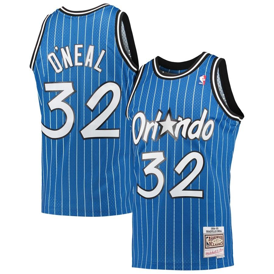 Shaquille O'Neal Orlando Magic Hardwood Classics 1994-95 Swingman Jersey - Blue