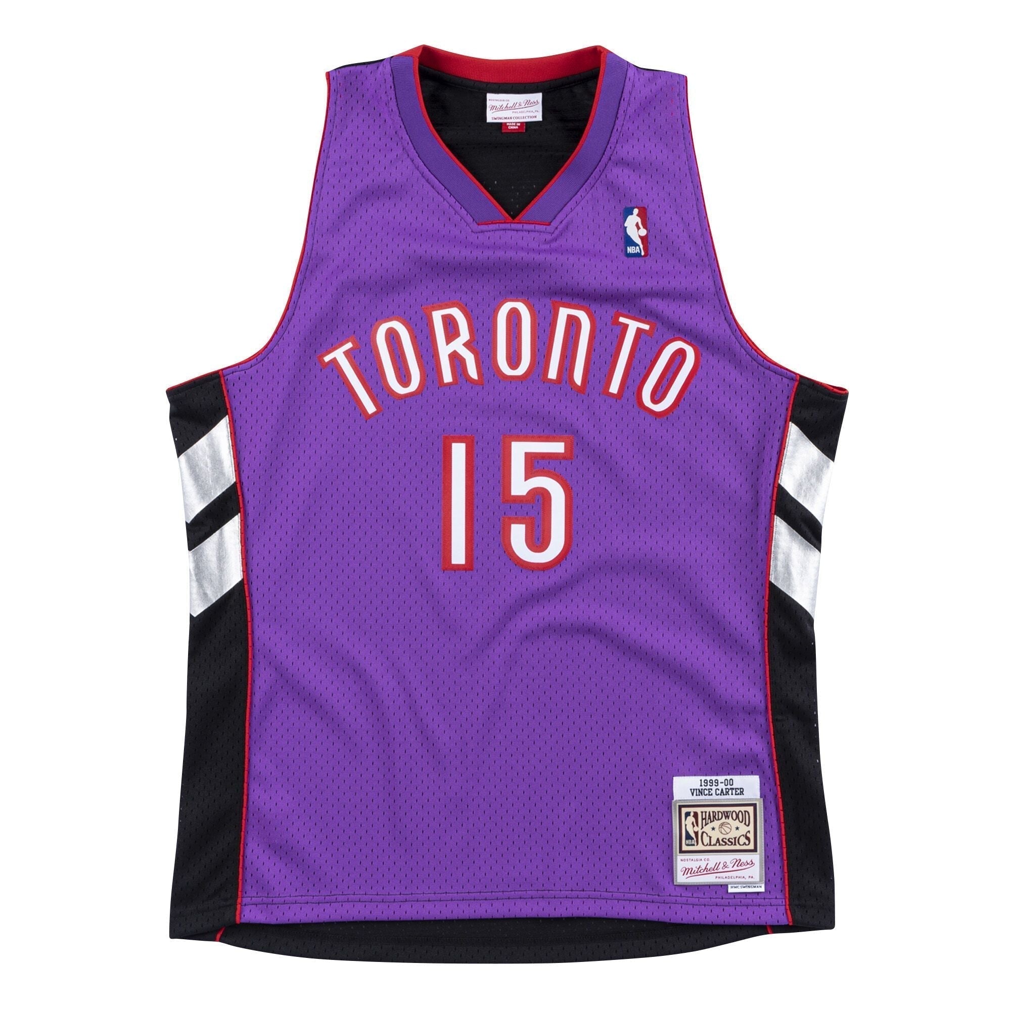 Vince Carter Toronto Raptors Hardwood Classics Throwback Swingman Jersey